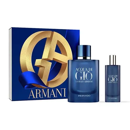 Giorgio Armani Acqua Di Gio Profondo - - Eau de Parfum 75 Ml And 15 Ml