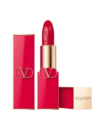 Valentino Rosso Satin Finish Cream Lipstick 22r Refillable - 35 Grams