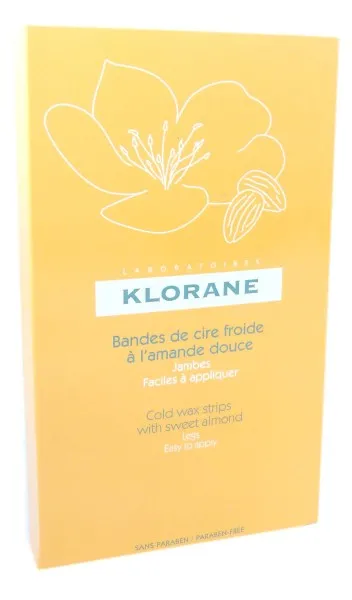 KLORANE CIRE FROIDE JAMBES BOITE DE 6