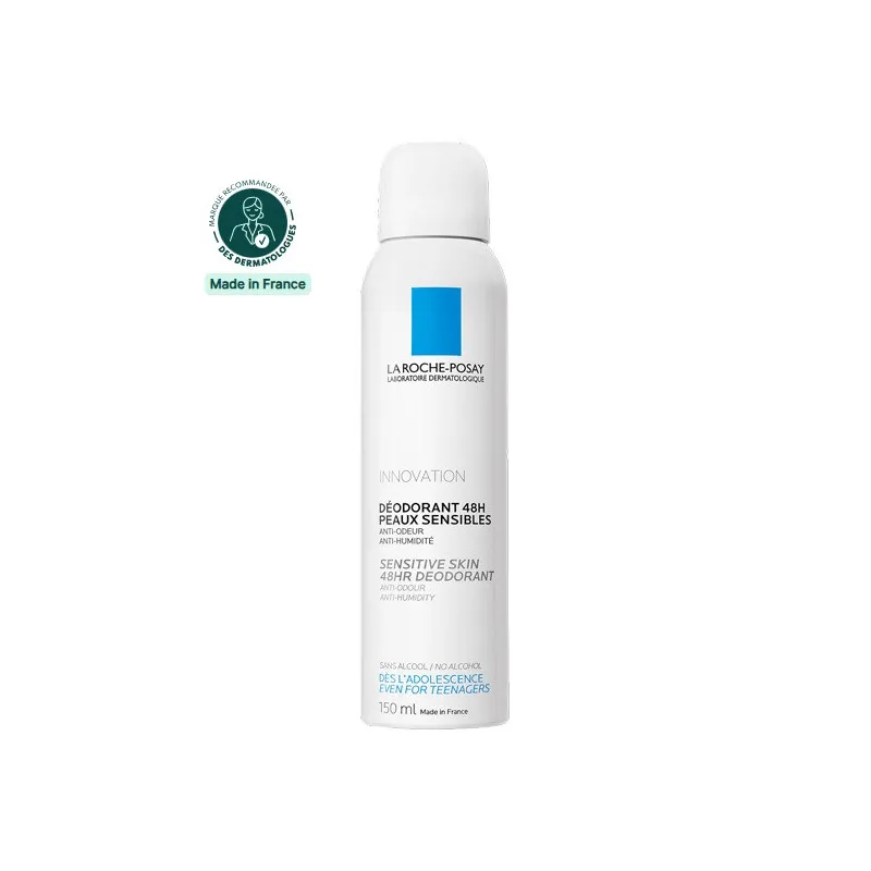 La roche-posay déodorant spray 48h peaux sensibles 150ml