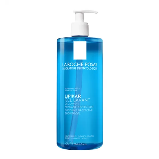 Lipikar gel lavant gel douche apaisant protecteur La Roche-Posay - flacon de 750 ml