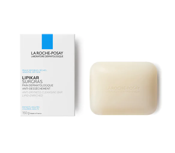 Lipikar surgras pain physiologique anti-dessèchement La Roche-Posay - Pain 150 g