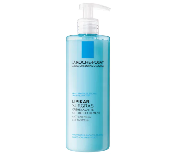 Lipikar surgras douche crème concentrée anti-dessèchement La Roche-Posay - Flacon de 400 ml