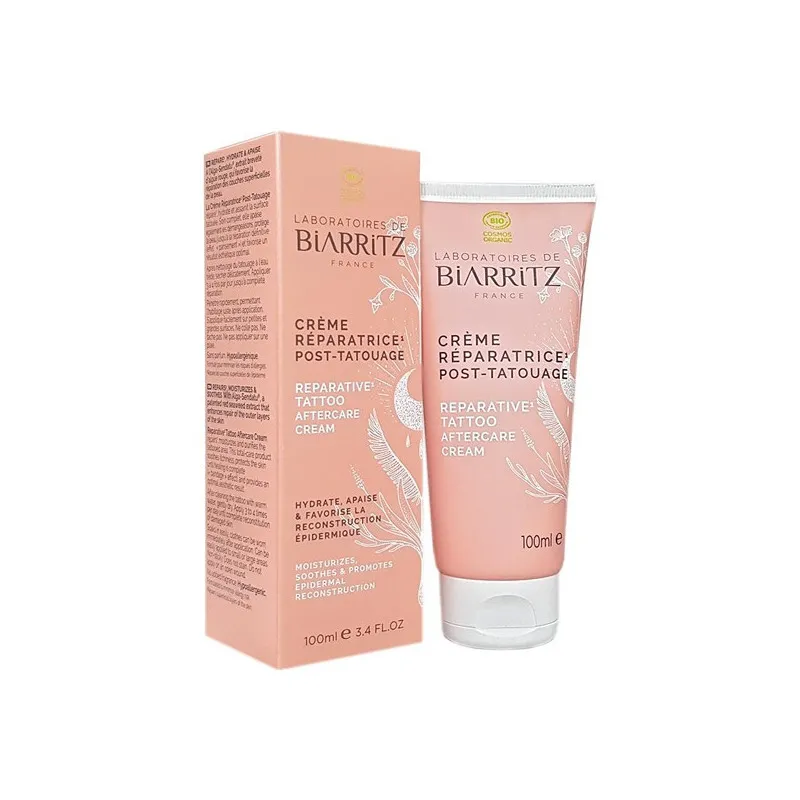 Laboratoires de Biarritz crème réparatrice post-tatouage bio 100ml