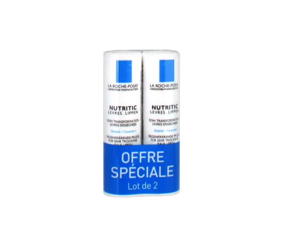 Nutritic lèvres La Roche-Posay - Lot de 2 sticks lèvres