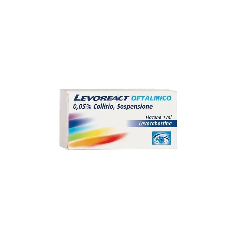 Levoreact Collyre ophtalmique 4 ml 0,5 mg