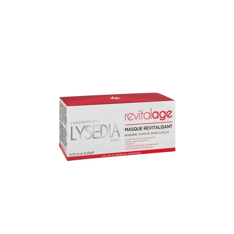 Lysedia Revitalage masque revitalisant 3x70ml | Nom de la...