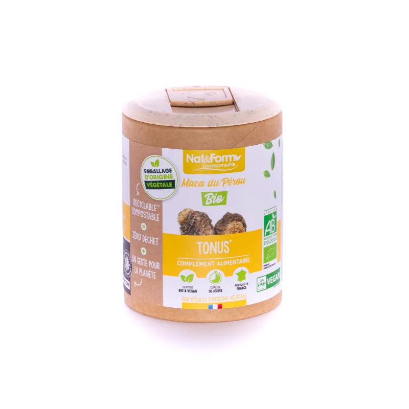 Achat Complément alimentaire Maca du Pérou Bio de Nat&Form