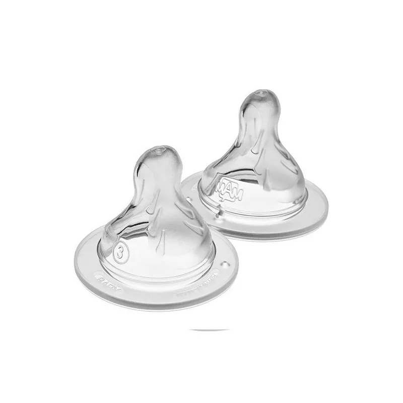 MAM 2 tétines débit liquide épais