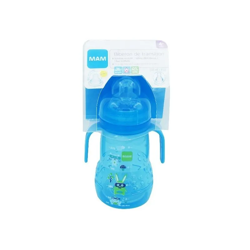 MAM Biberon de transition garçon 220ml