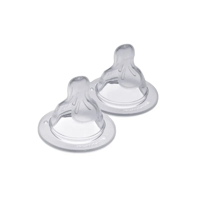 MAM 2 tétines débit lent 1 silicone
