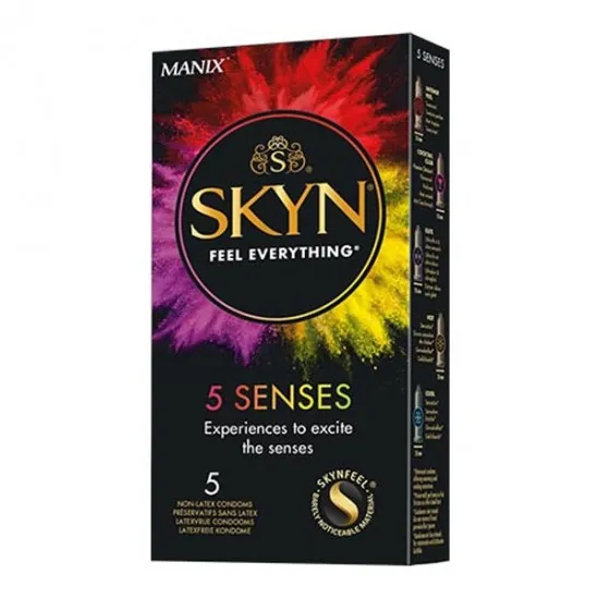 Labokapharma - Manix skyn 5 senses 5 préservatifs