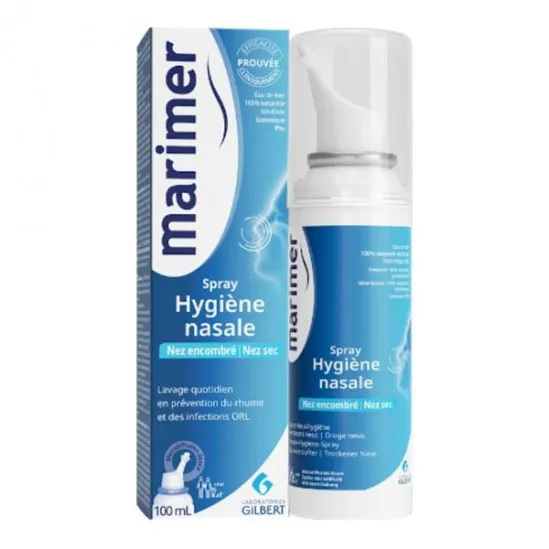 Marimer spray hygiène nasale nez encombré 100ml