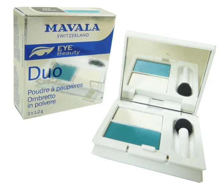 MAVALA POUDRE PAUPIERES DUO SATIN AQUA