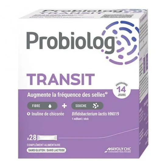 Labokapharma - Mayoly Spindler Probiolog Transit 28 sticks