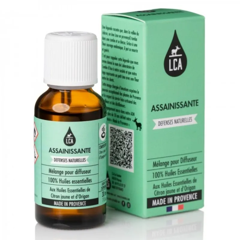 LCA Aroma | Mélange Diffuseur Assainissant & Huiles Essentielles, made in France | Alpen Para