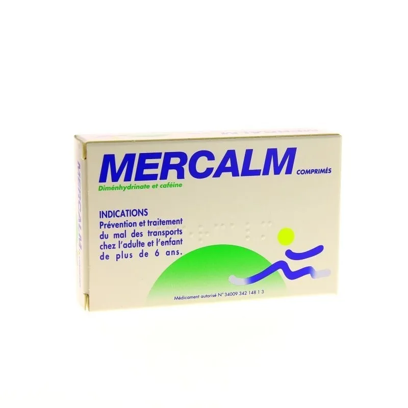 Mercalm 15 comprimés | Nom de la Pharmacie en variable
