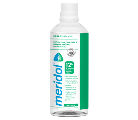 Meridol bain de bouche haleine sûre - flacon de 400 ml