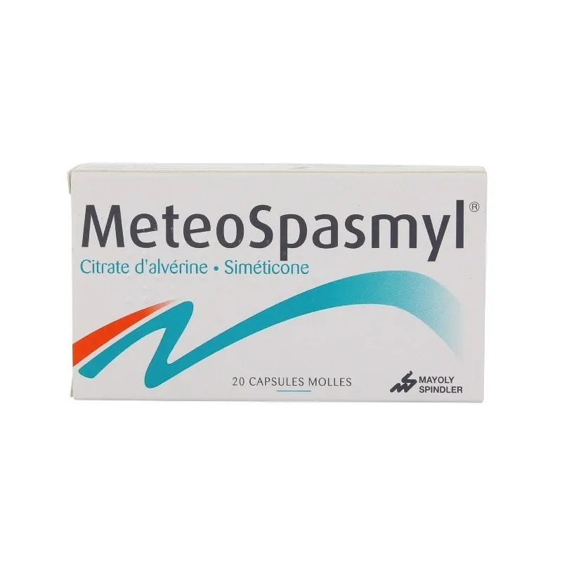 MeteoSpasmyl 20 capsules molles | Nom de la Pharmacie en variable
