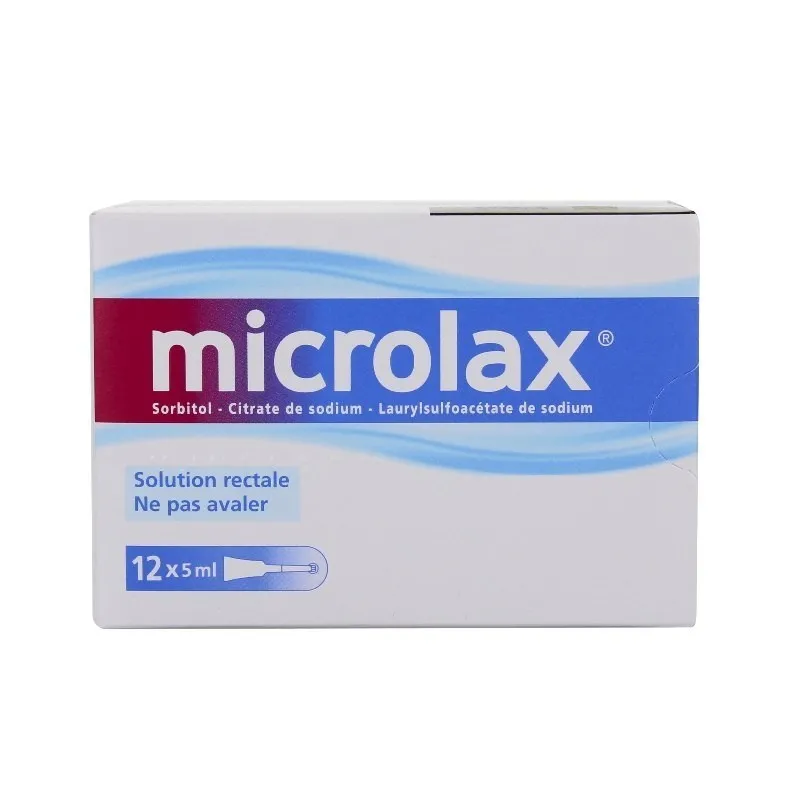 Microlax Sorbitol Citrate Et Laurilsulfoacetate De Sodium 12...