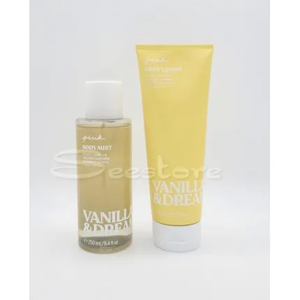 Victoria's Secret Pink Vanilla Dreamy Body Mist and Body Lotion