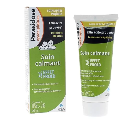 Soin calmant après piqure d'insectes Parasidose - tube de 40 ml