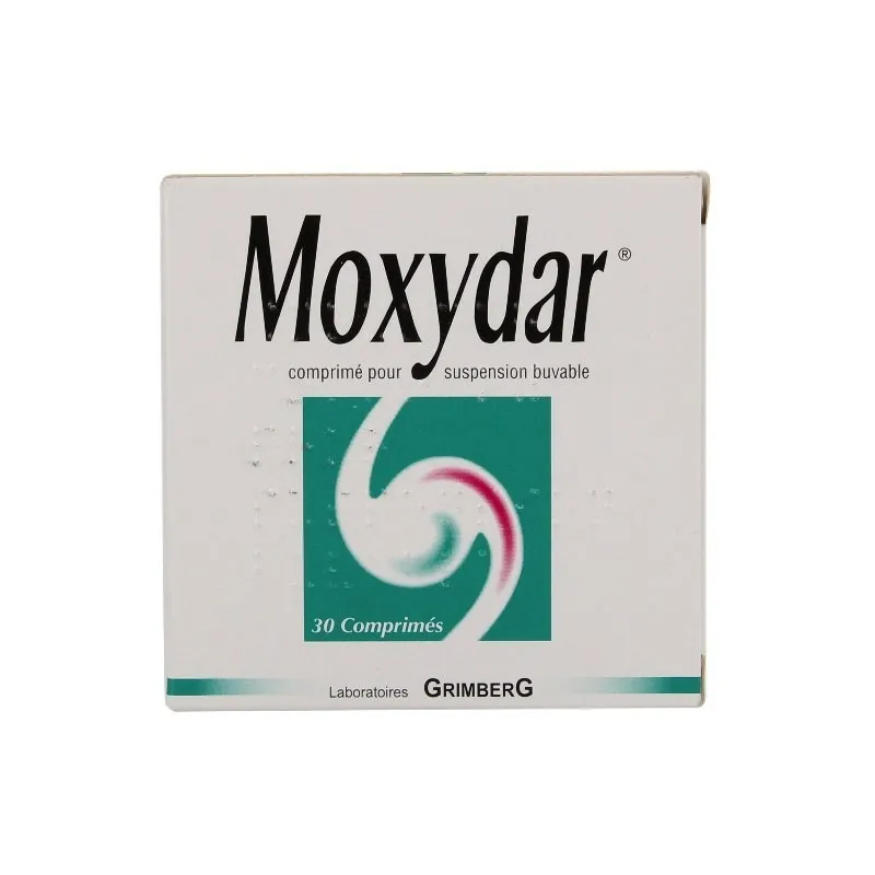Moxydar comprimé pour suspension buvable - Brûlures d'estomac |...