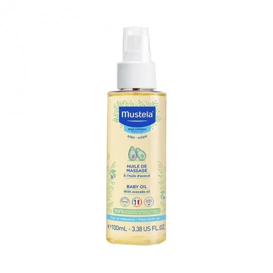 Labokapharma - Mustela huile de massage à l'huile d'avocat 100ml