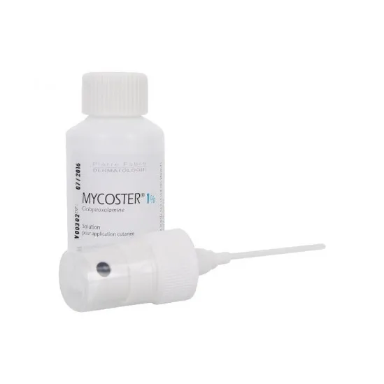 Mycoster 1%, solution pour application cutanée, vaporisateur 30 ml