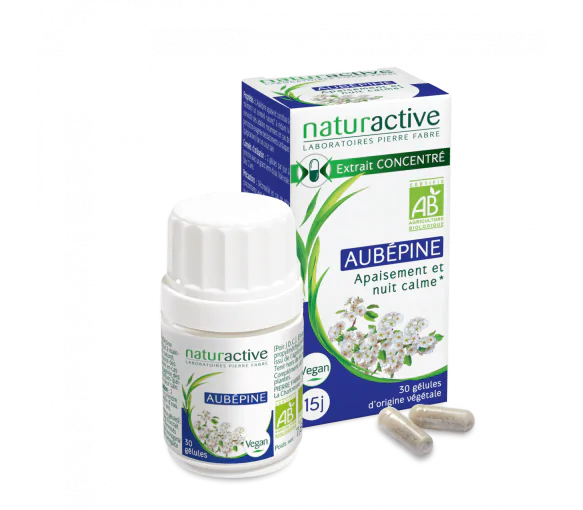Elusanes aubépine bio Naturactive - boite de 30 gélules