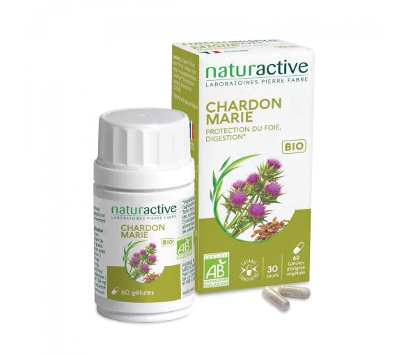 Chardon marie bio Naturactive - boîte de 60 gélules