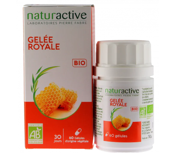 Gelée royale bio Naturactive - boîte de 60 gélules