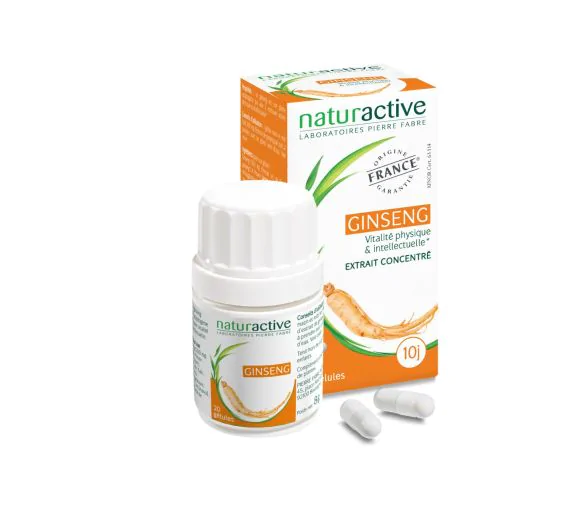 Elusanes Ginseng Naturactive - boite de 20 gélules