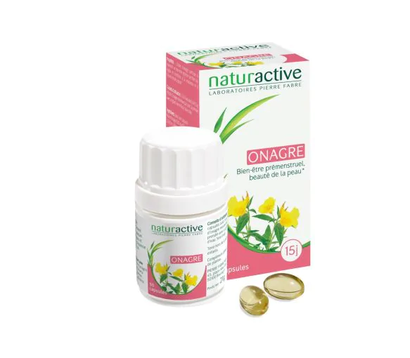 Elusanes onagre Naturactive - boîte de 30 capsules