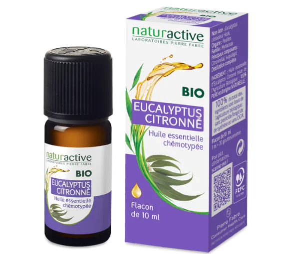Huile essentielle de Eucalyptus citronné BIO Naturactive - flacon de 10 ml