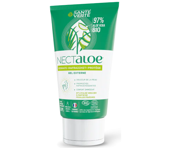 Nectaloe gel aloe vera Santé Verte - tube de 150 ml