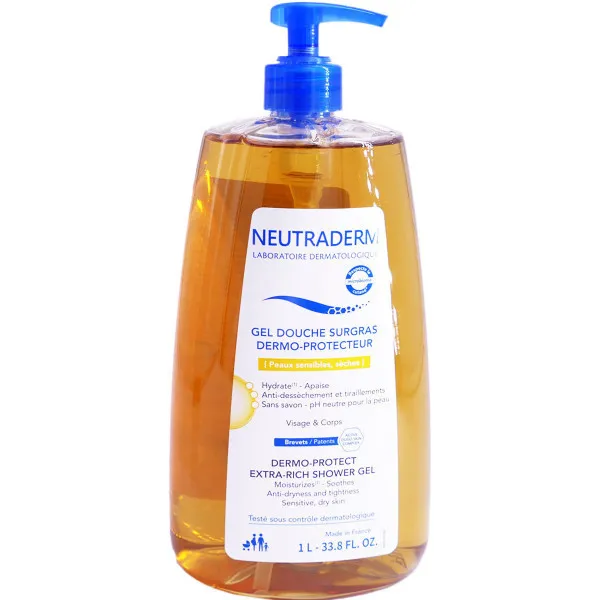 NEUTRADERM GEL DOUCHE SURGRAS DERMO PROTECTEUR 1 L