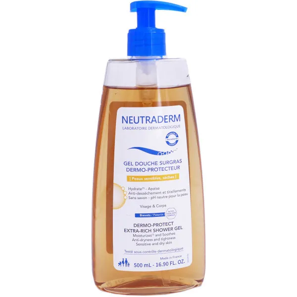NEUTRADERM GEL DOUCHE SURGRAS DERMO PROTECTEUR 500ML
