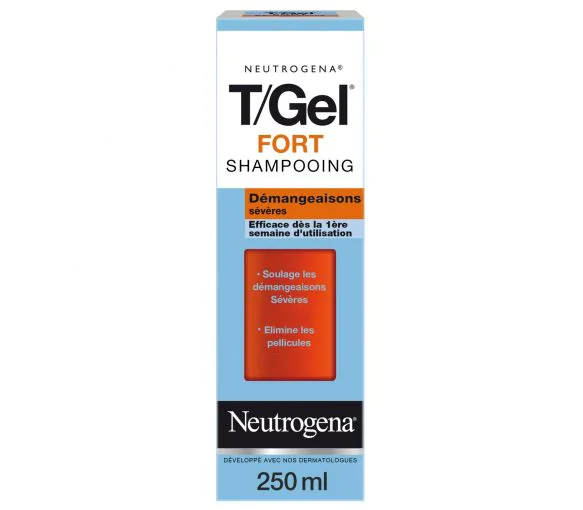 T/Gel fort shampooing démangeaisons sévères Neutrogena - flacon de 250 ml