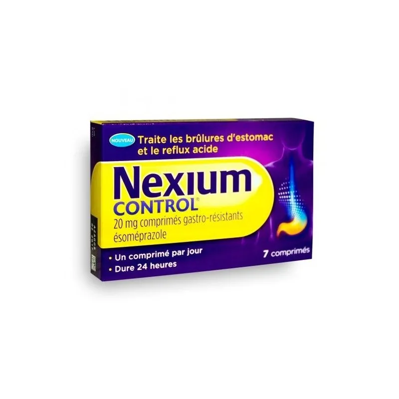 Nexium control brûlure d'estomac 7 comprimés | Nom de la Pharmacie...