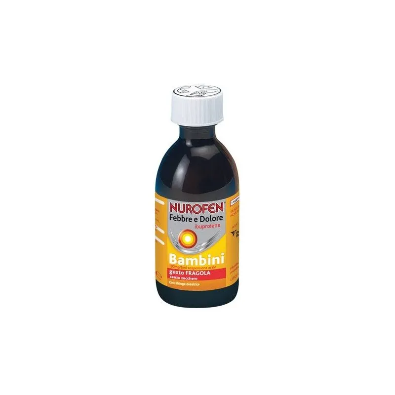 Nurofen Fièvre et Douleur Enfants Suspension buvable Fraise 150 ml