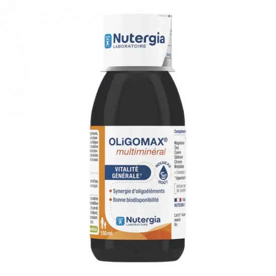 Nutergia Oligomax multiminéral 150ml - MyHappyPara