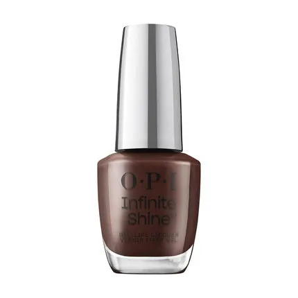 OPI Infinite Shine Long-Wear Dark Crème Finish Opaque Brown Nail Polish 0.5 fl oz