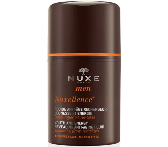 Nuxellence fluide anti-âge rechargeur jeunesse et énergie Nuxe men - flacon de 50 ml