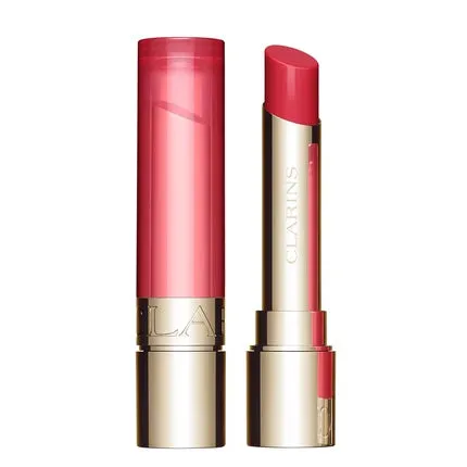 Clarins Lip Oil Balm Nourishes Hydrates and Plumps Natural Look Sheer Finish Shine Skincare Formula Natural Ingredients Hydrating Peptide 0.1 Ounce 02 Flash Pink