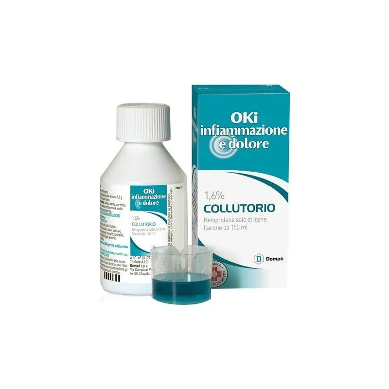 Oki Bain de Bouche Inflammation et Douleur 150 ml