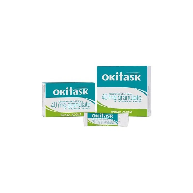 Okitask 40 mg Kétoprofène Sel de Lysine 20 Sachets