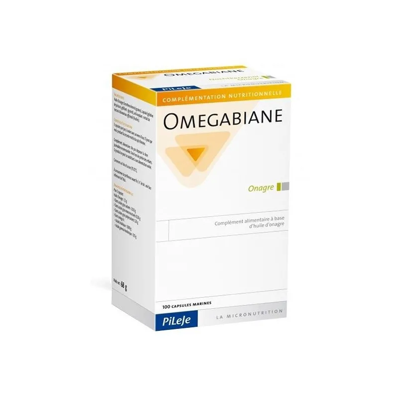 Pilèje omegabiane onagre 100 capsules | Nom de la Pharmacie en...