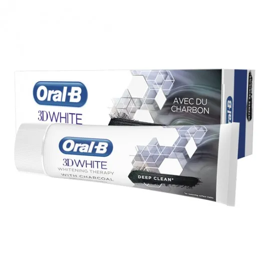 Labokapharma - Oral-B 3D White nettoyage intense avec du charbon 75ml