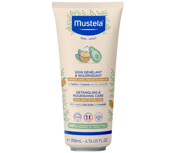 Soin démêlant et nourrissant Mustela - tube de 200ml